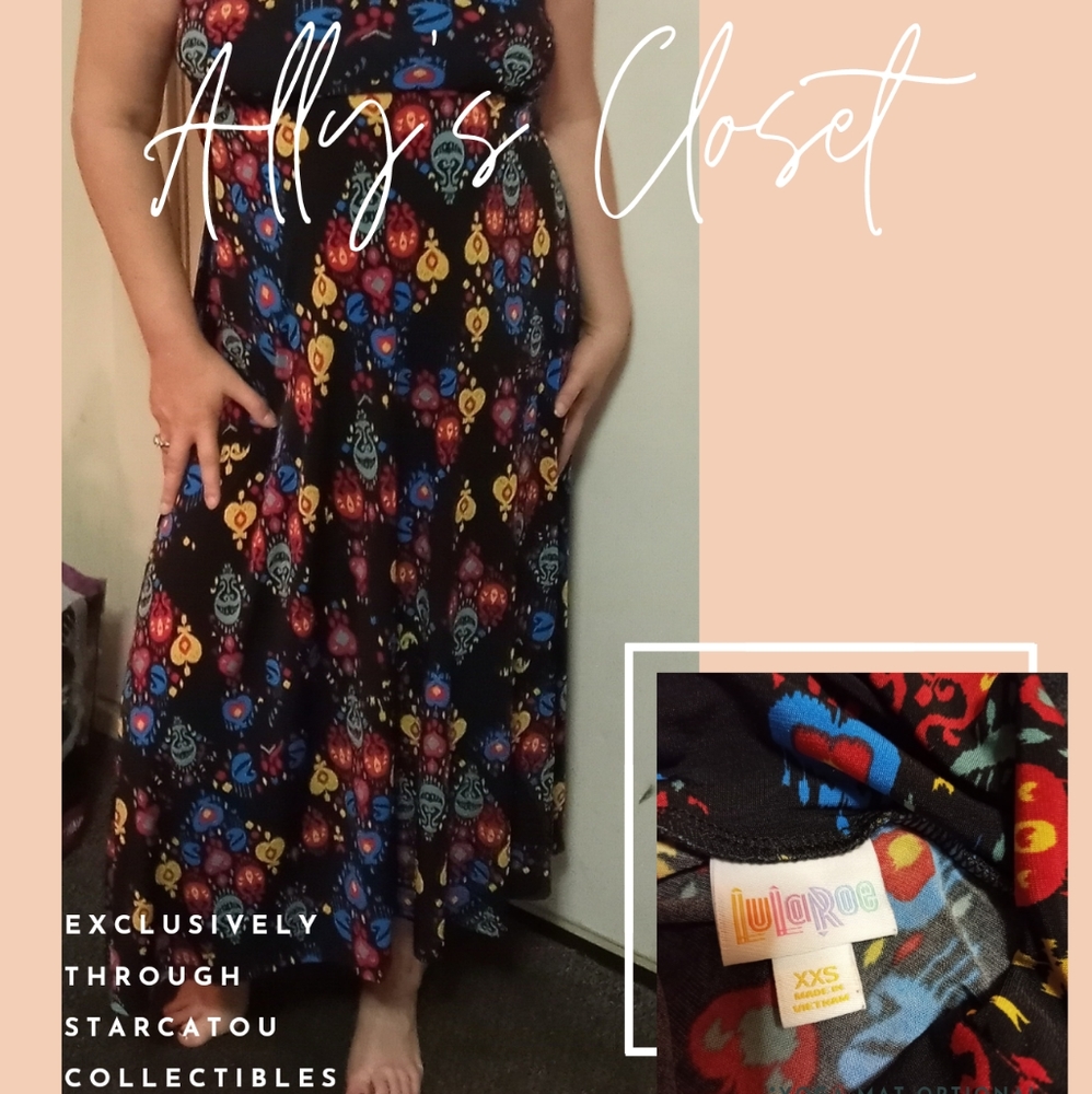 Lularoe strapless maxi dress